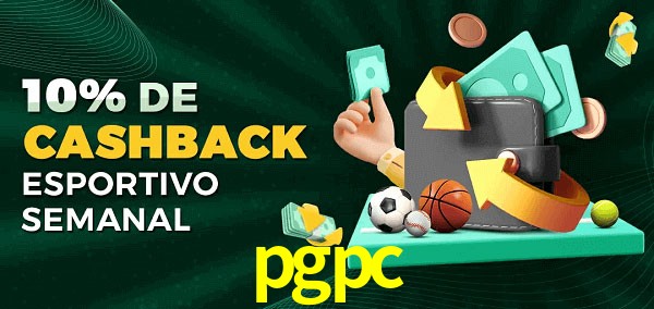 10% de bônus de cashback na pgpc